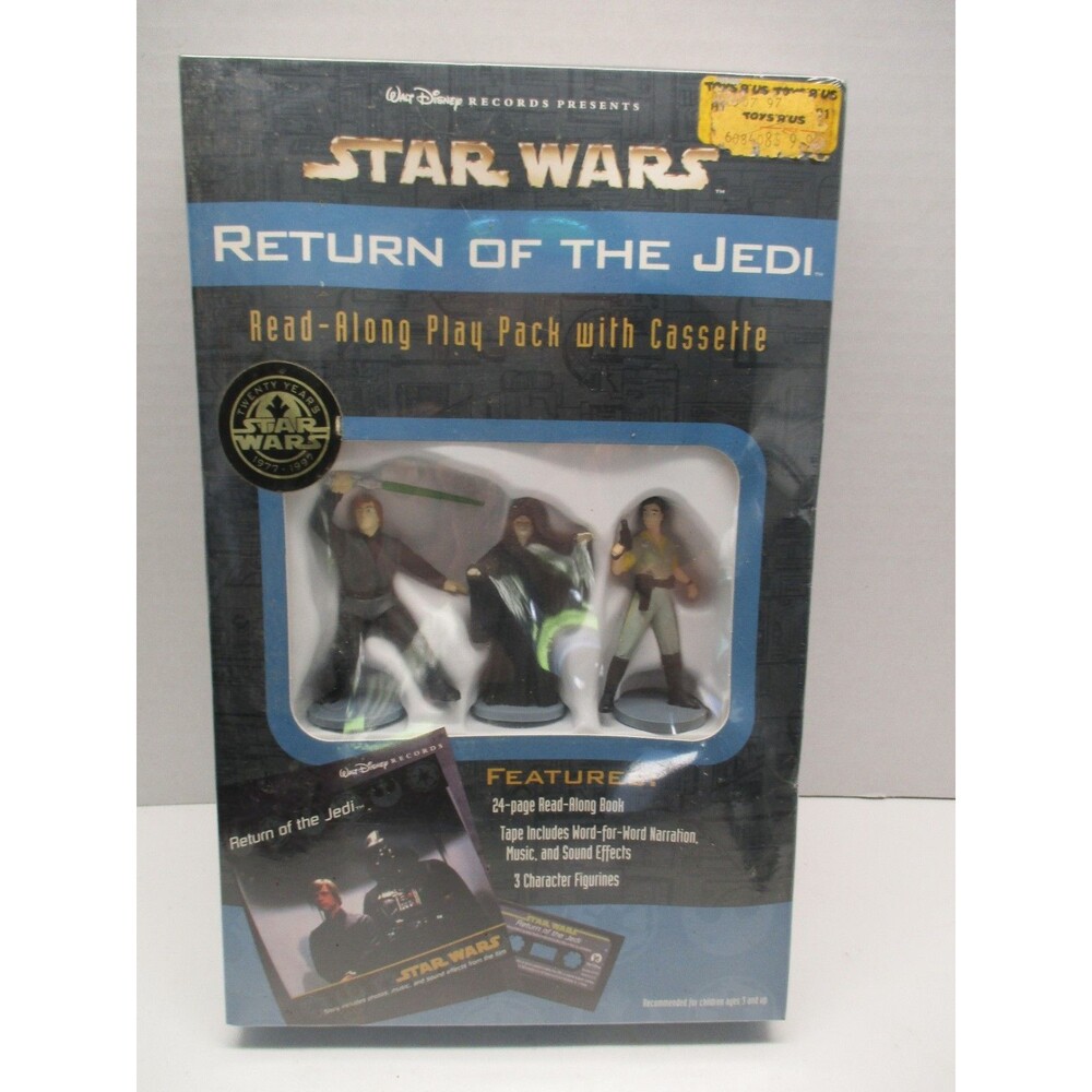Star Wars Return of Jedi Read along Play Pack with Cassette and Figurines NIB